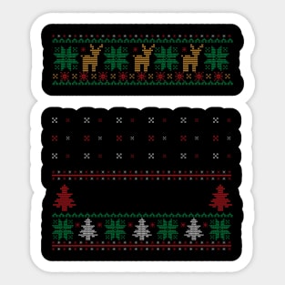 ugly sweater Sticker
